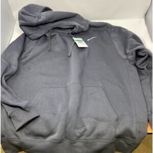 Nike Men's Club Fleece Pullover Hoodie Anthracite CJ1611-060